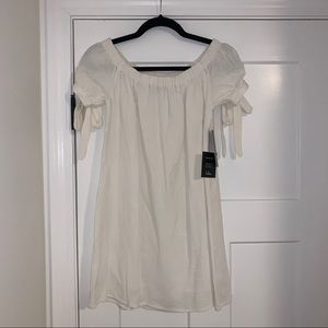 Lulu’s Off the Shoulder Ivory Dress